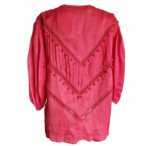 IRO Paris Poyra Puff-Sleeves Shirt, Size 38 (M/6) - Picture 4 of 10